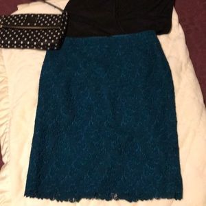 Talbots Lace Pencil Skirt - 4P